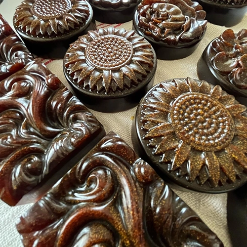 Savon au café et curcuma