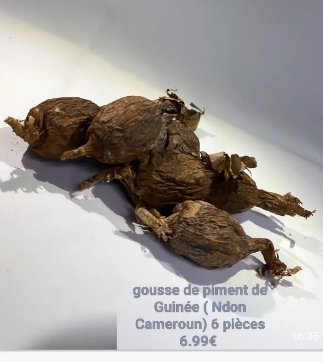 Gousse de piment de guinée