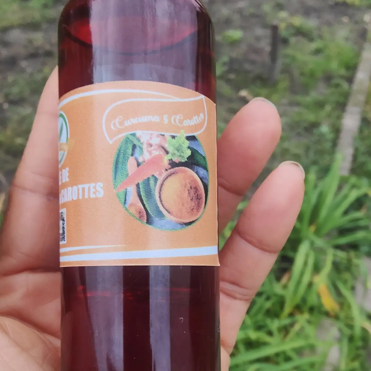 Huile de carottes et Curcuma